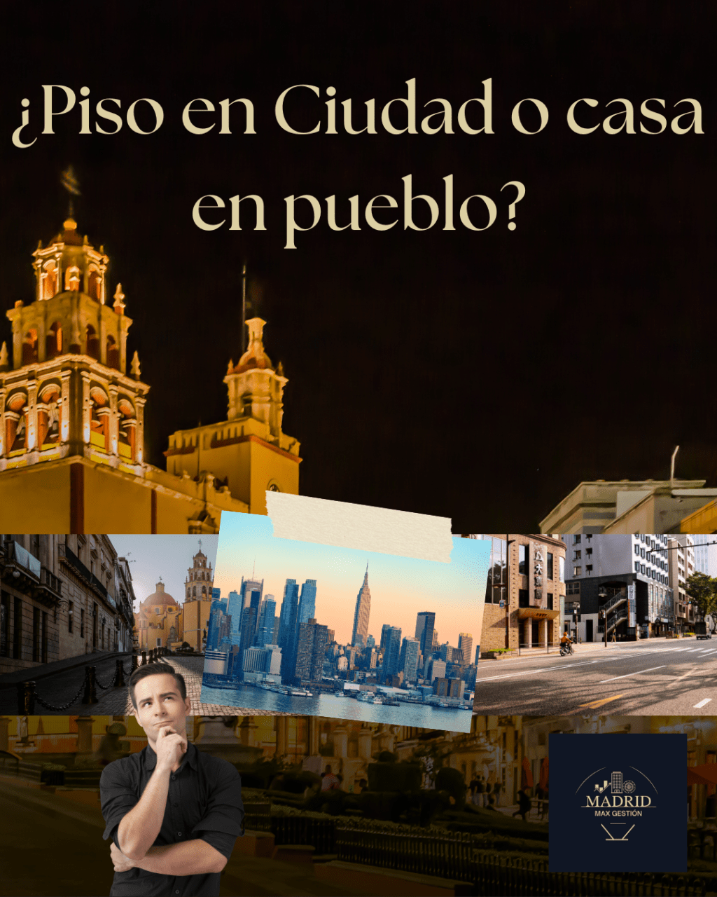 ¿Piso en Ciudad o Casa en Pueblo? La Calculadora Definitiva para Elegir en&nbsp;2025