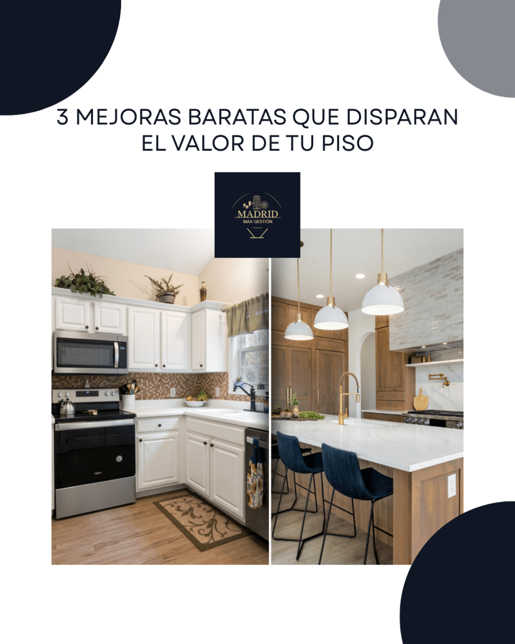 La palabra ‘reformar’ asusta: 3 mejoras baratas que disparan el valor de tu&nbsp;piso