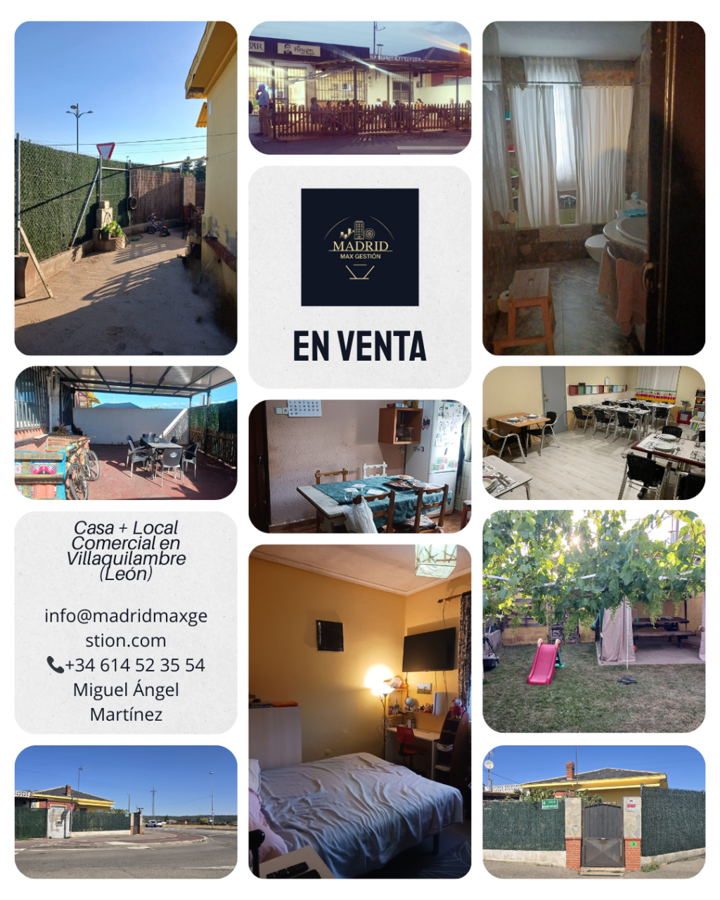 Oportunidad Única: Casa + Local Comercial en Villaquilambre (León) – 217.000&nbsp;€