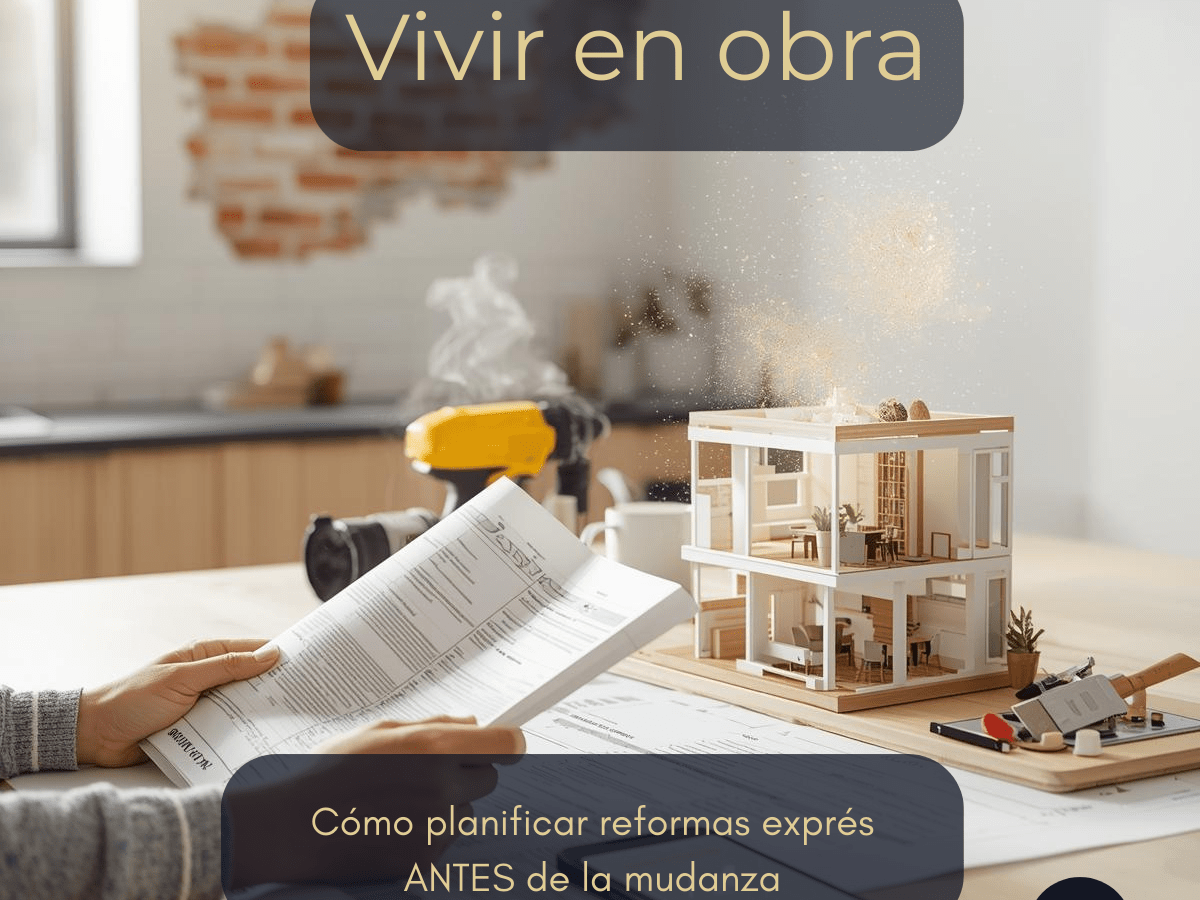 Vivir en obra: Cómo planificar reformas exprés ANTES de la mudanza (sin volverte&nbsp;loco)
