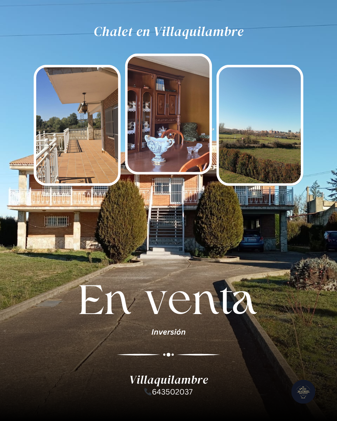 Chalet en Villaquilambre: 799.000 € | Parcela 3.592m² | Inversión